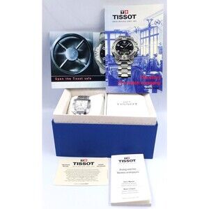 Tissot Mens Quartz Watch T-Trend TXL 1853 L860/960K Swiss 31mm Tank Stainless